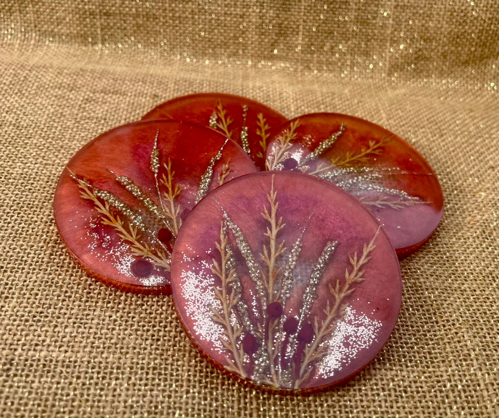 Holiday Glam Coaster Set