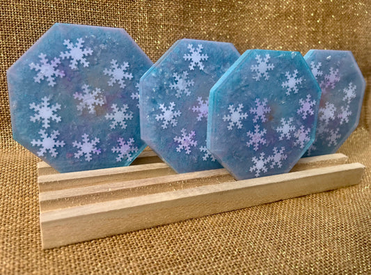 Glacial Blue Snowflake Set