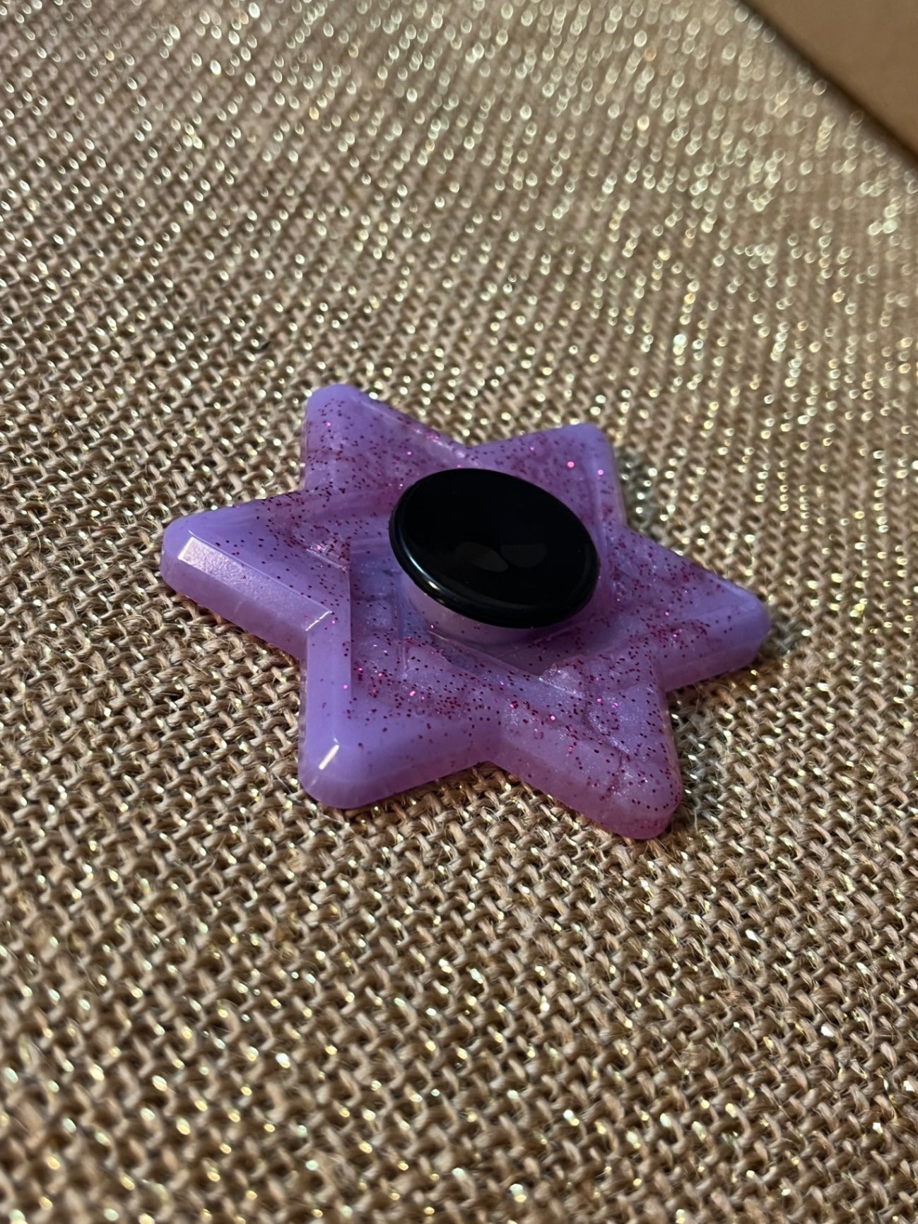 017 - Colorful Resin Fidget Spinner