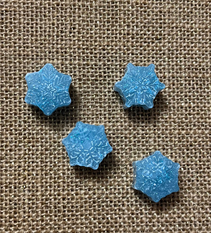 Icy Blue Snowflake Magnet