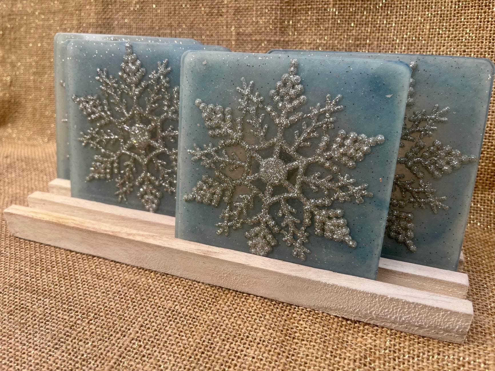 Winter Frost Coaster Set