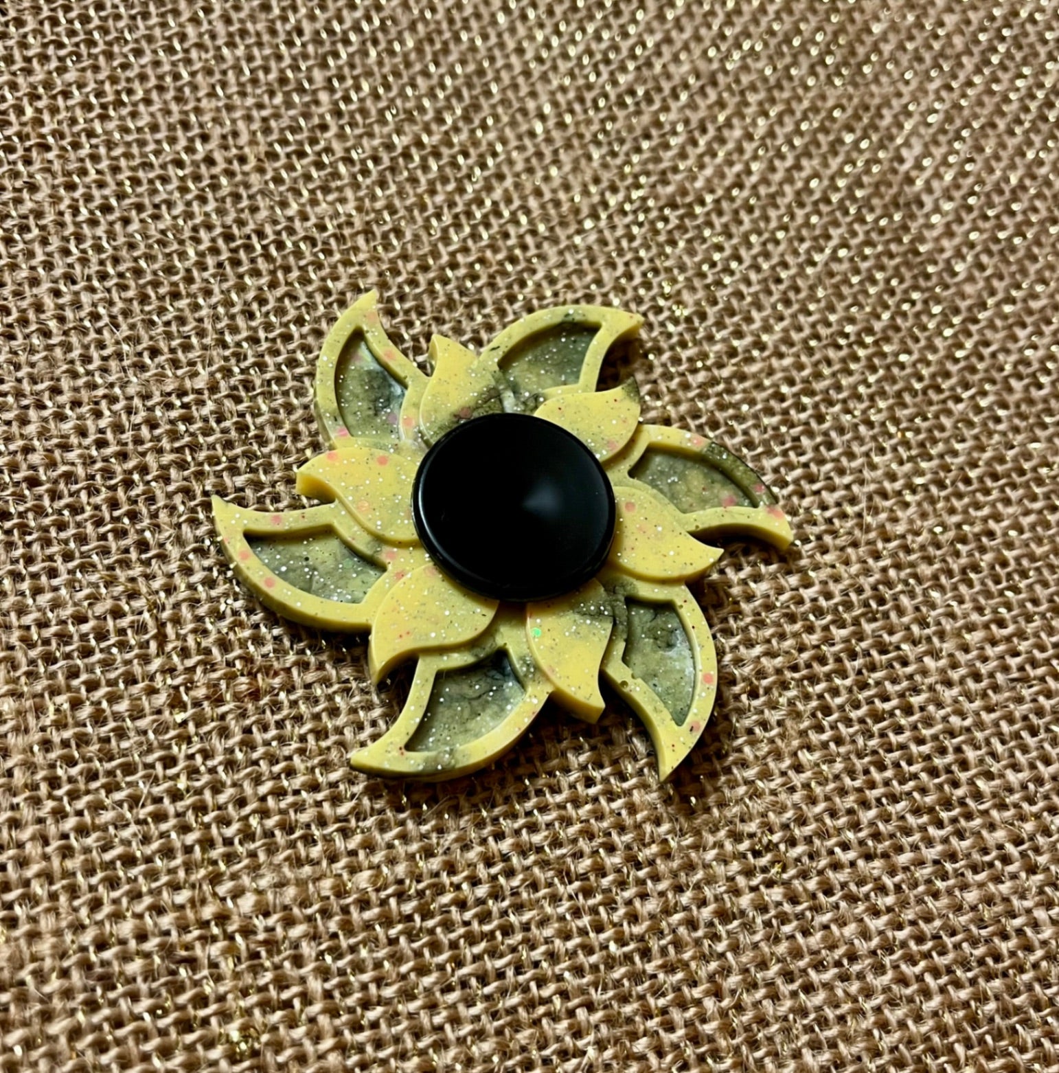 Colorful Resin Fidget Spinner