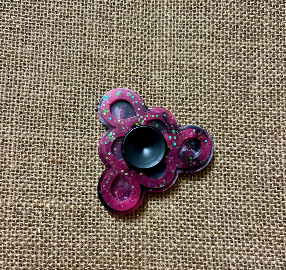 017 - Colorful Resin Fidget Spinner