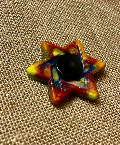 Colorful Resin Fidget Spinner