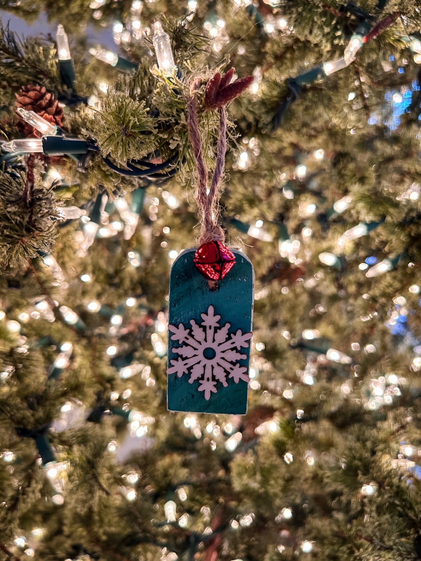 Snowflake Tag Ornament