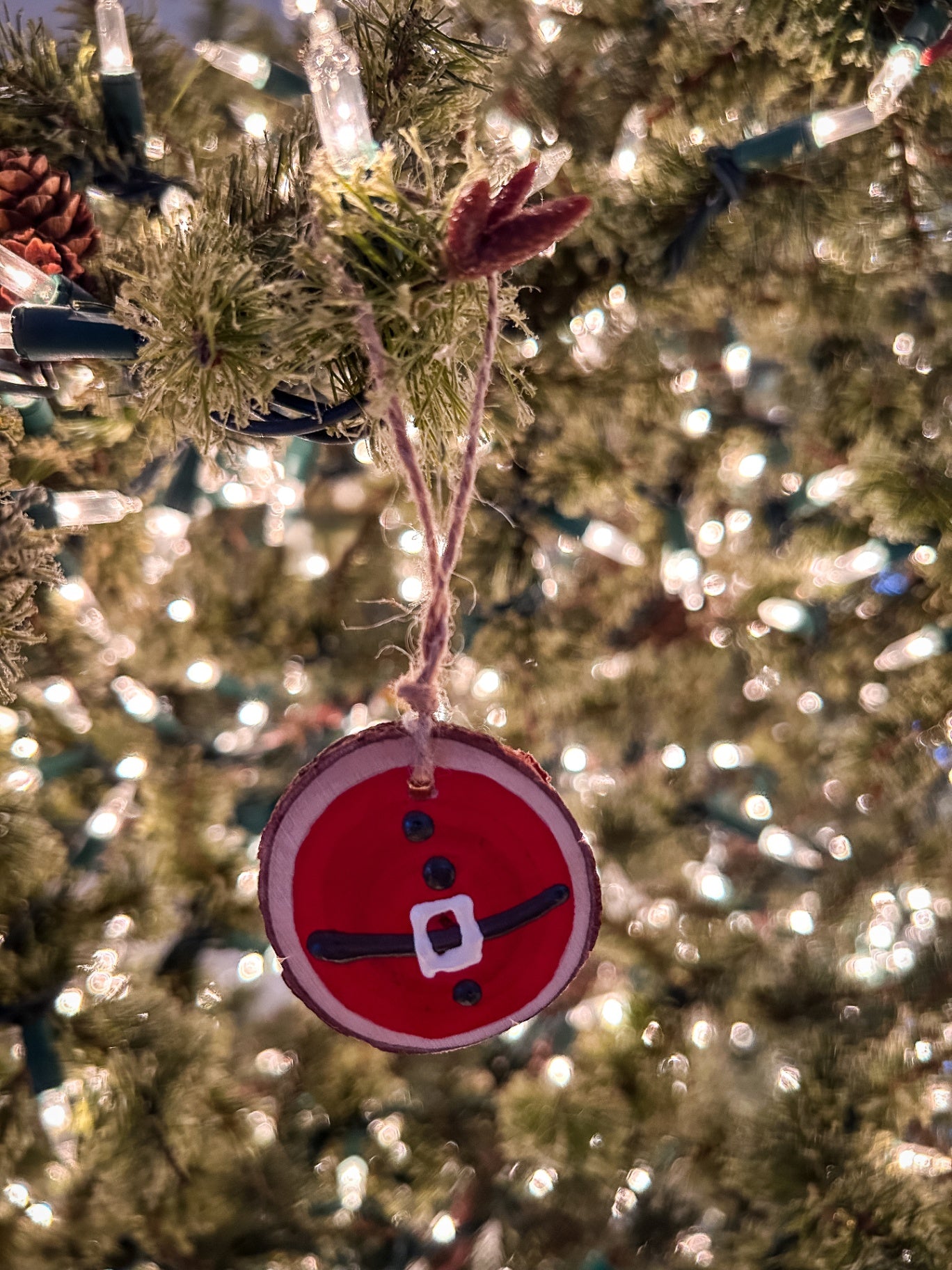 Santa Belly Ornament