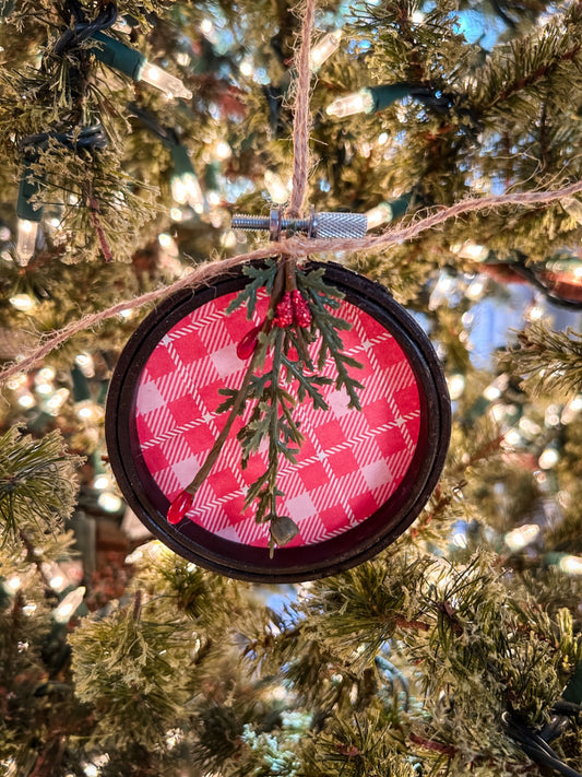 Embroidery Hoop Ornament