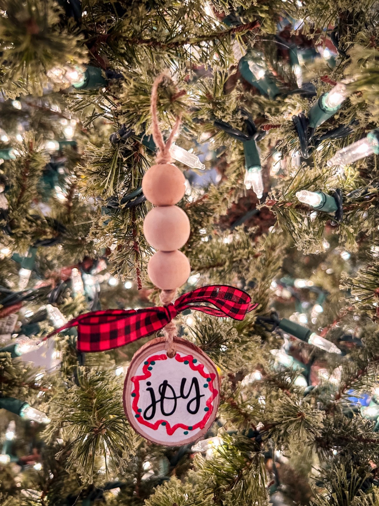 Holiday Sayings Bead Ornament 