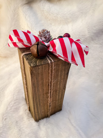Large Rustic Wooden Present Decor