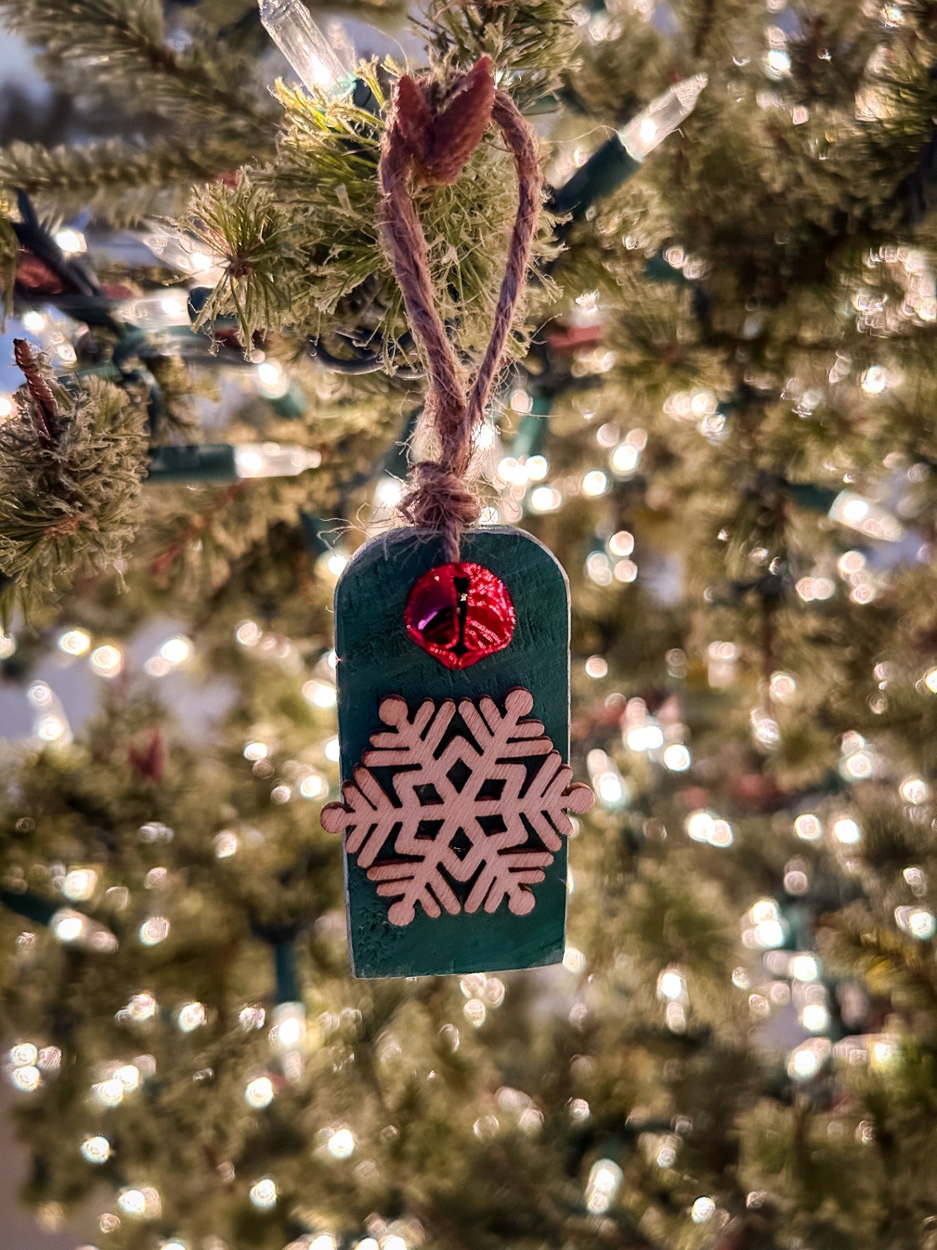 Snowflake Tag Ornament