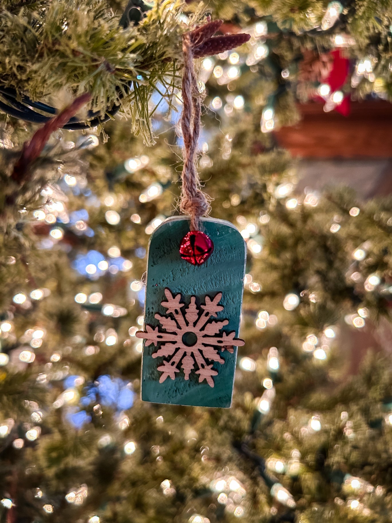 Snowflake Tag Ornament