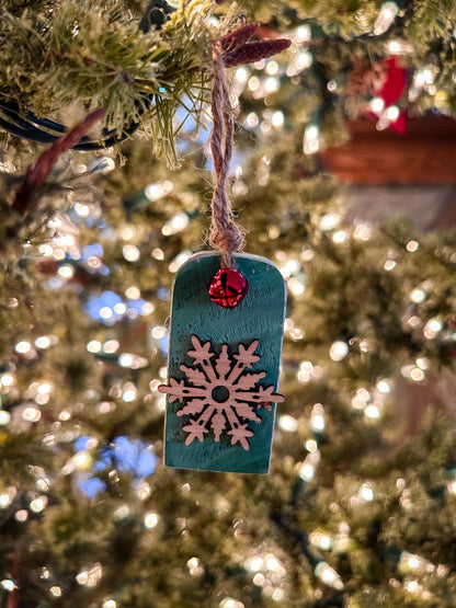 Snowflake Tag Ornament