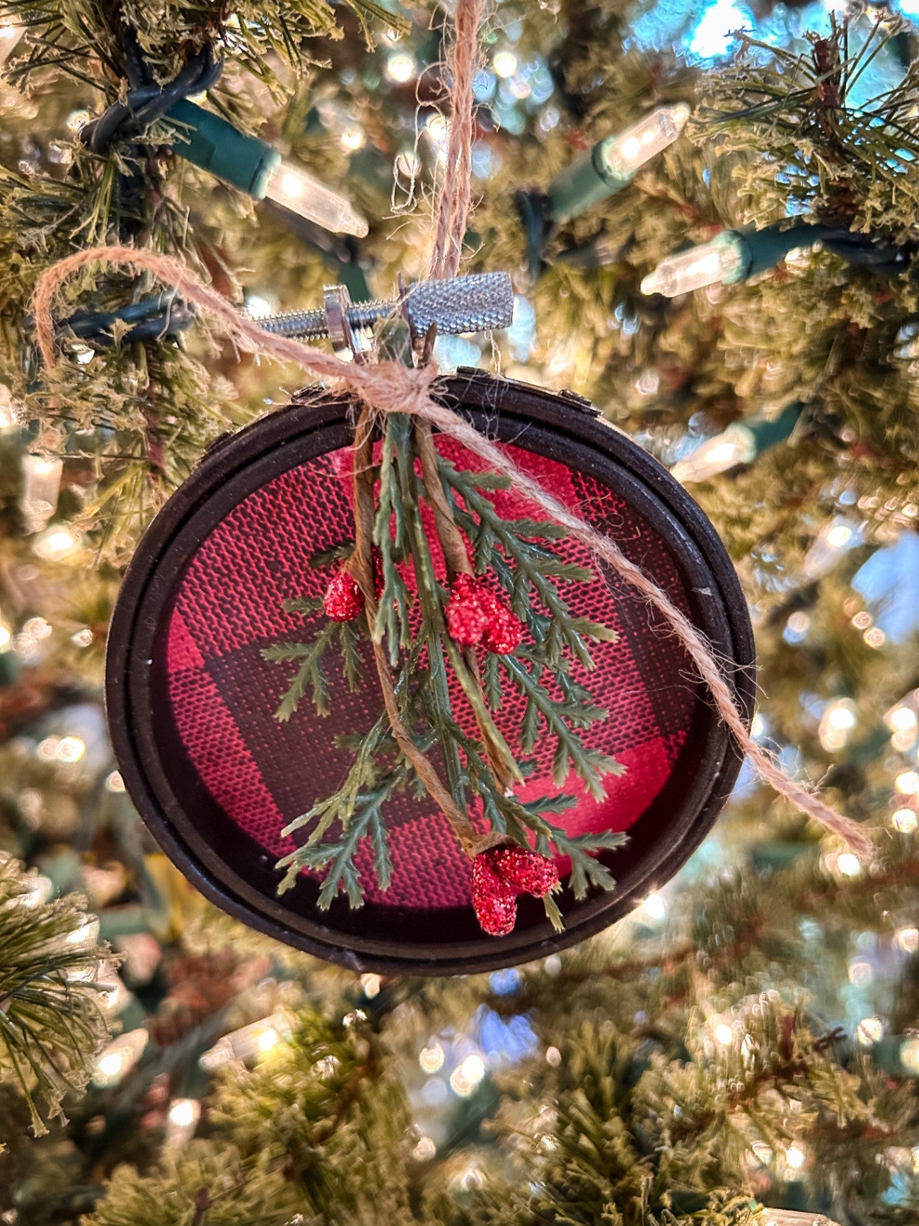 Embroidery Hoop Ornament