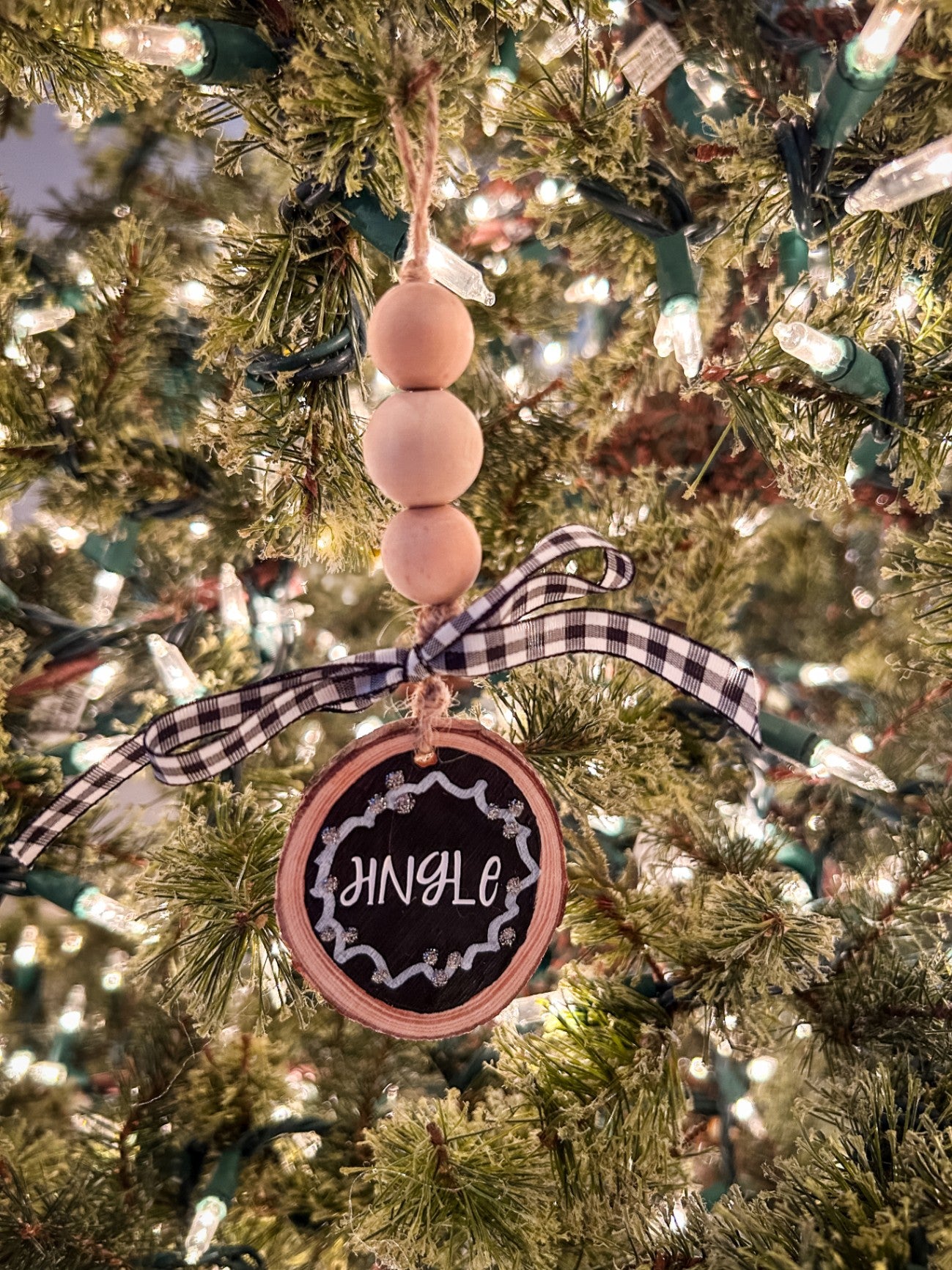 Holiday Sayings Bead Ornament 