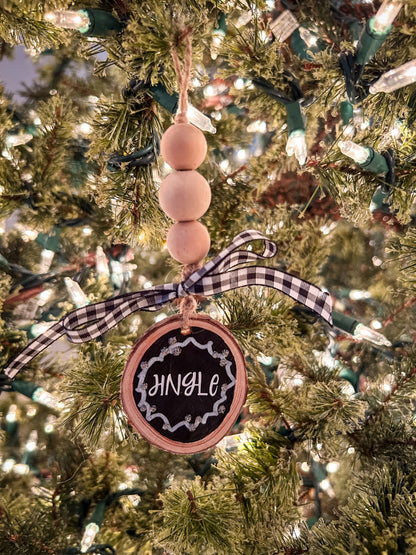 Holiday Sayings Bead Ornament 