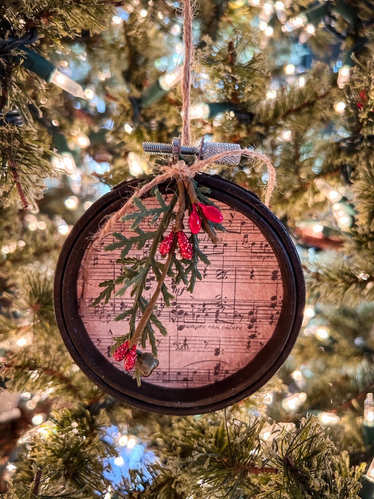 Embroidery Hoop Ornament