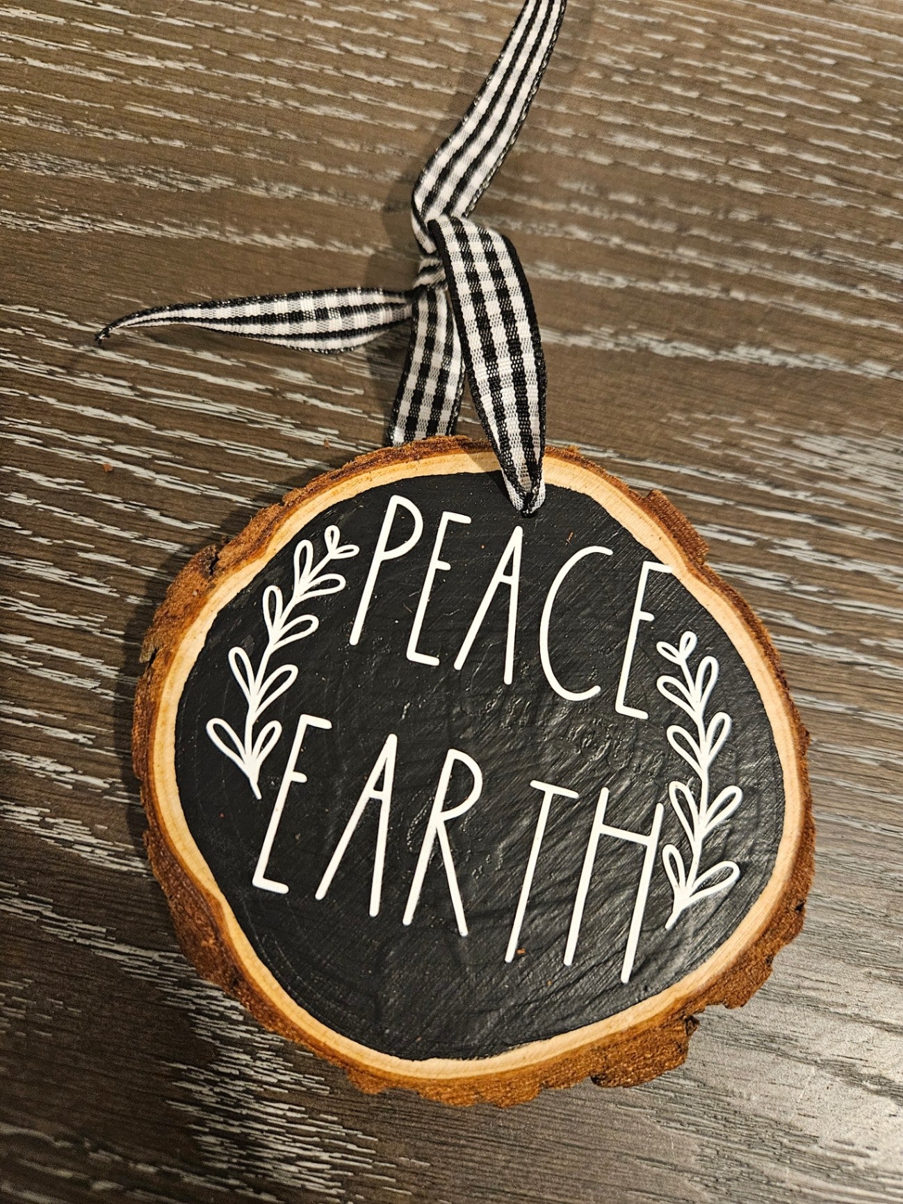 Peace on Earth ornament 