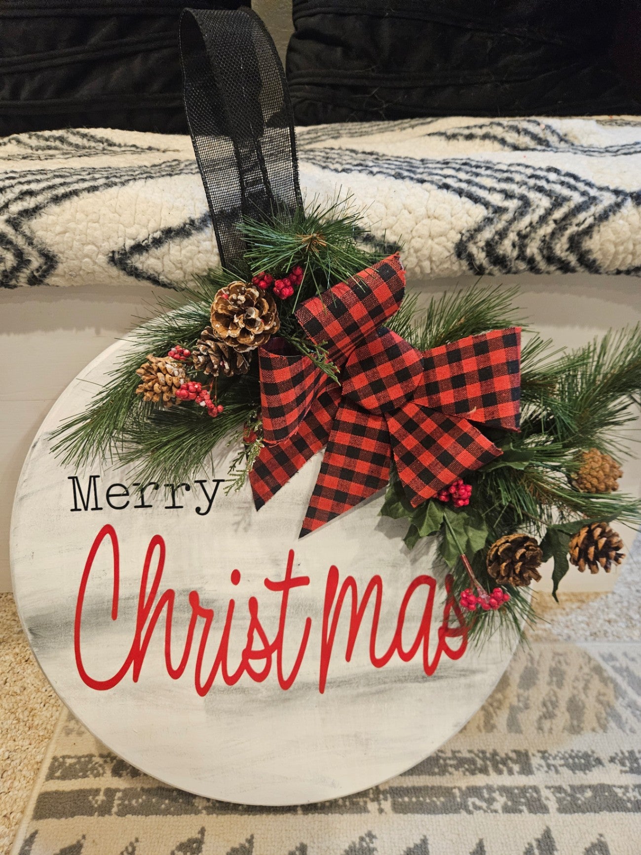 Christmas Welcome Sign
