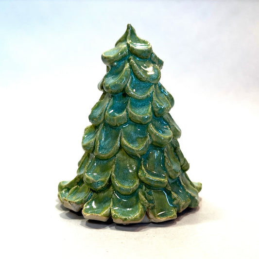 4" Ceramic Tree - Light Green