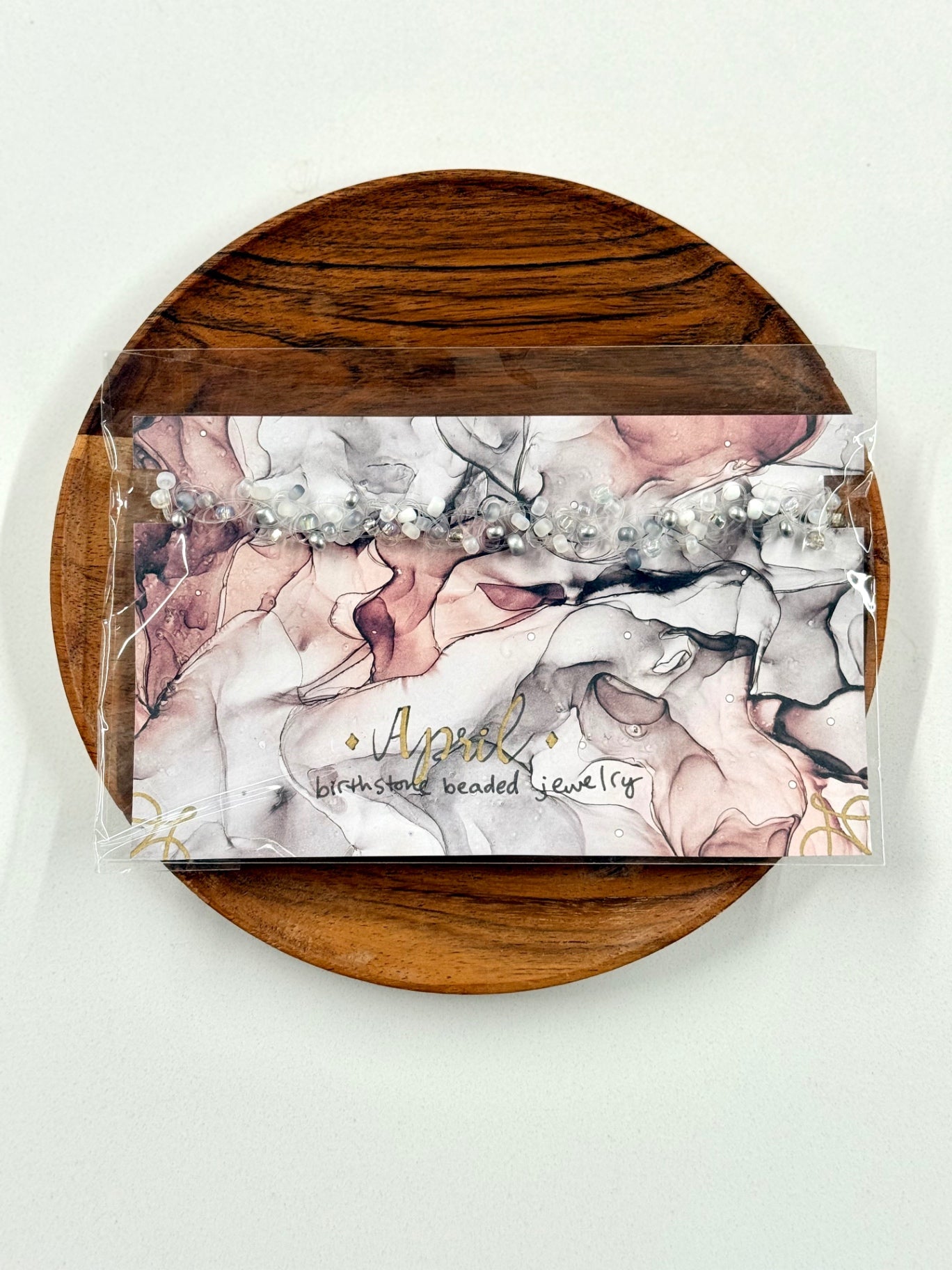 April Birthstone Diamond Twisted Beaded Multiwear Jewelry