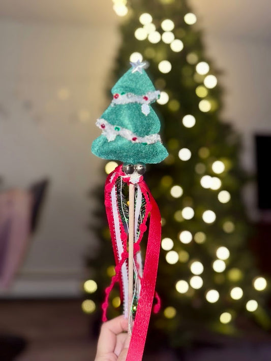 Christmas Tree Fairy Wand