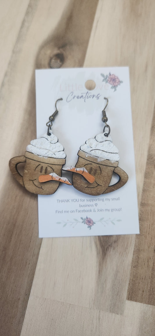 Snowman mug dangles 