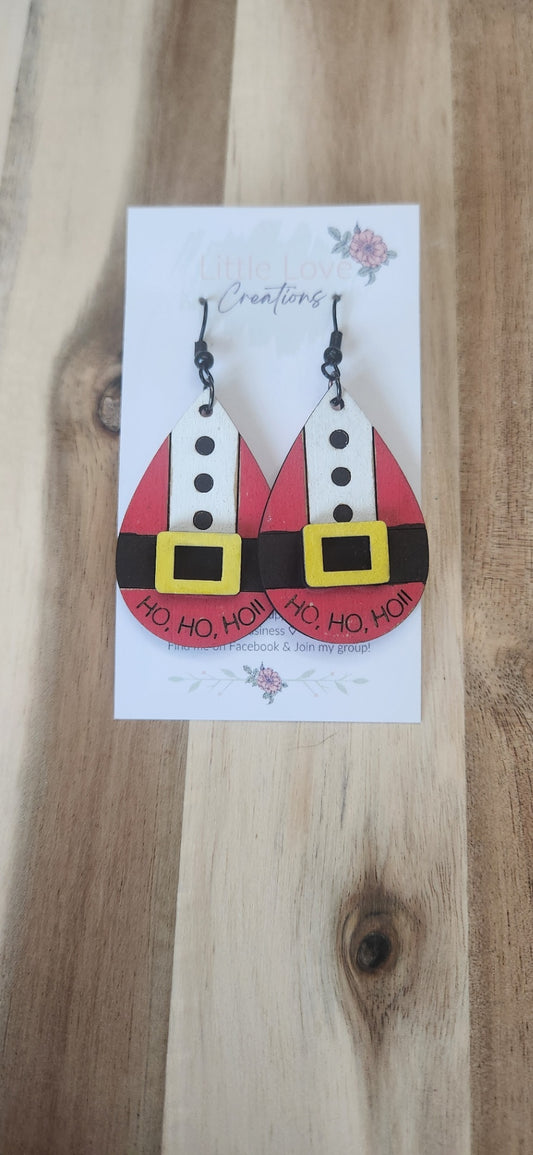 Ho Ho Ho Santa Belly Dangles
