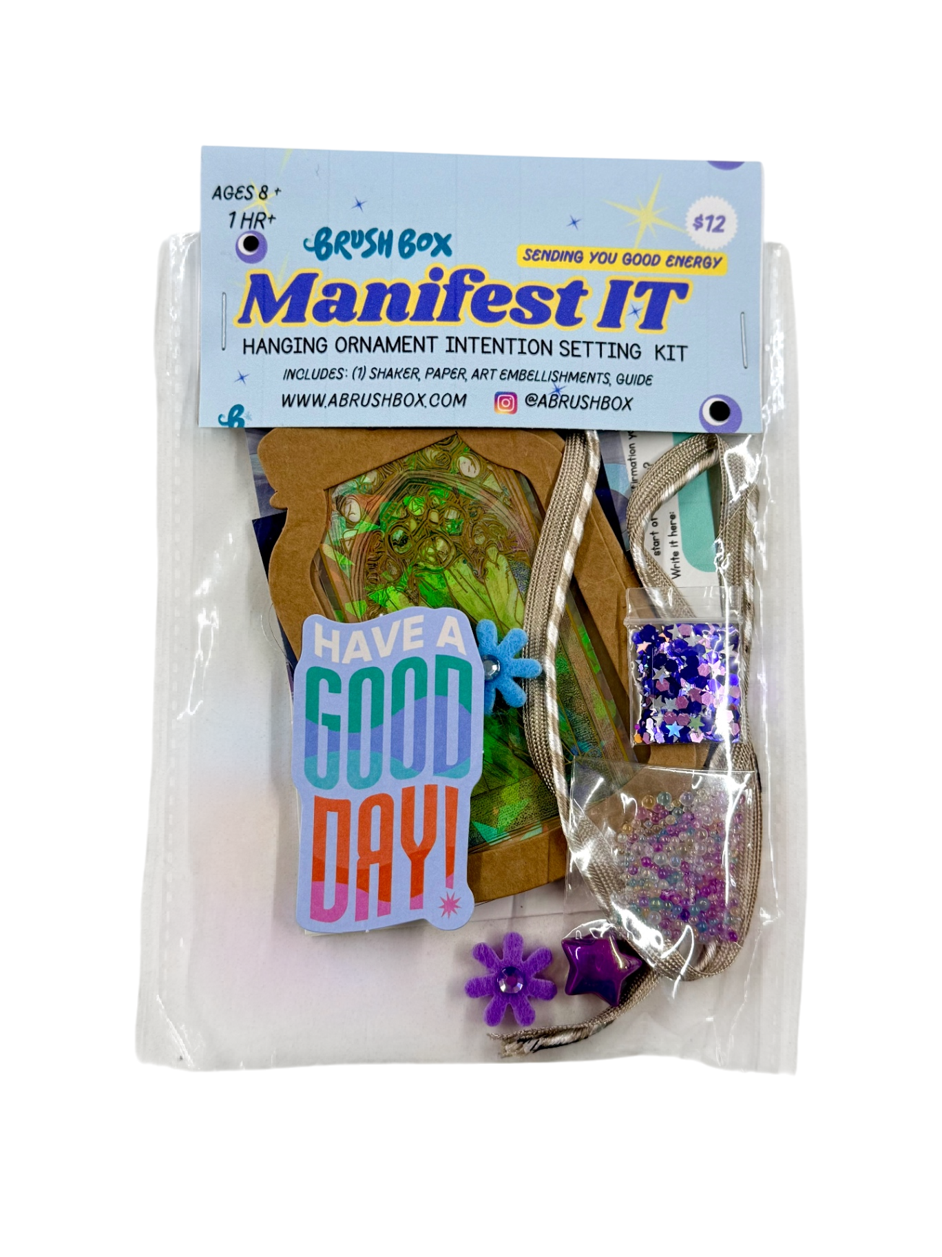 Manifest It - Hanging Ornament Intention Setting Kit 