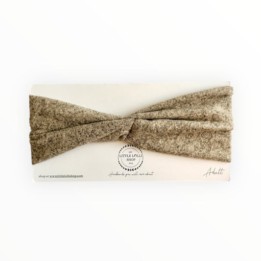 Green Gray Heathered Headband