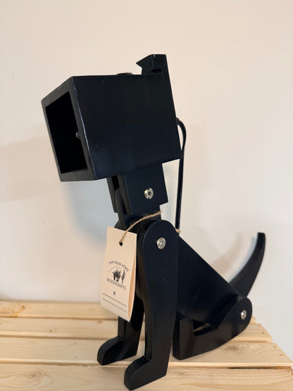 09 - Black Dog Wood Lamp