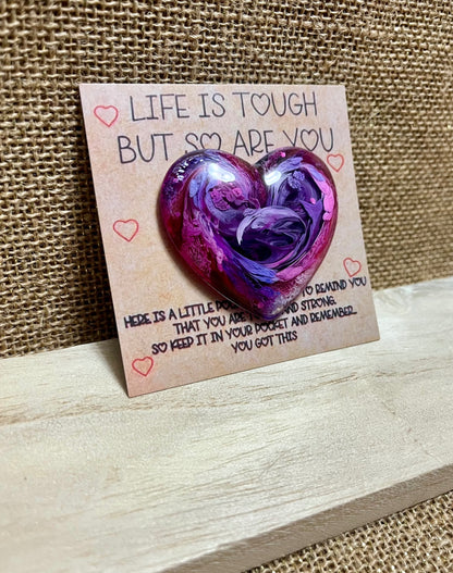 Pastel Swirl Resin Packet Hug