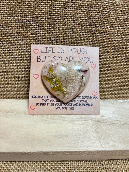 Soft Petal Cream Resin Hug