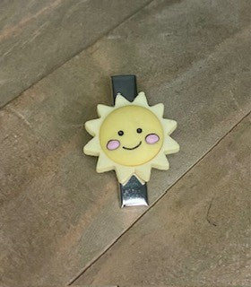 042 - Kids Smiling Sun Hair Clip
