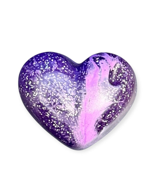 017 - Purple Heart Resin Magnet