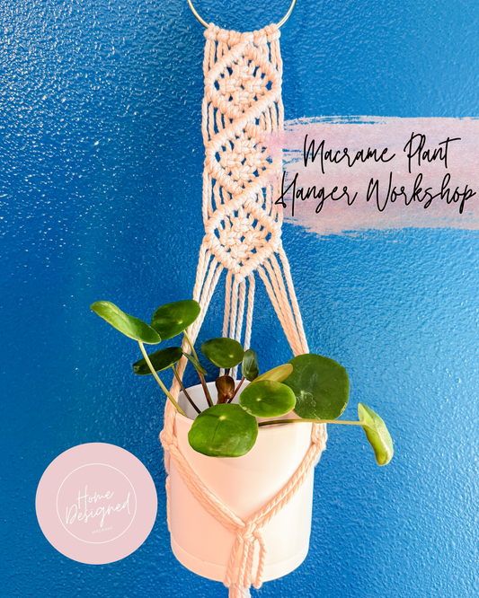 Macrame Plant Hanger Workshop: January 9th