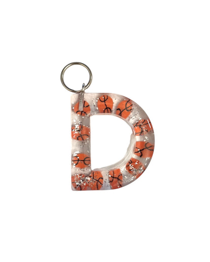 017 - Resin Letter "D" Charms for Keychains