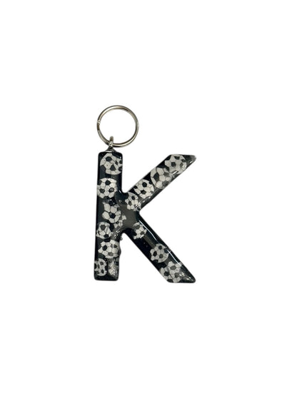017 - Resin Letter "K" Charms for Keychains