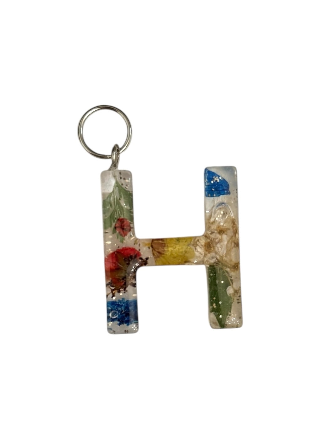 017 - Resin Letter "H" Charms for Keychains