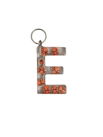 017 - Resin Letter "E" Charms for Keychains