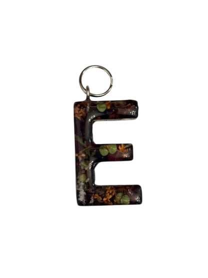 017 - Resin Letter "E" Charms for Keychains