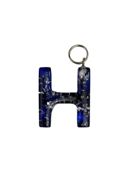 017 - Resin Letter "H" Charms for Keychains