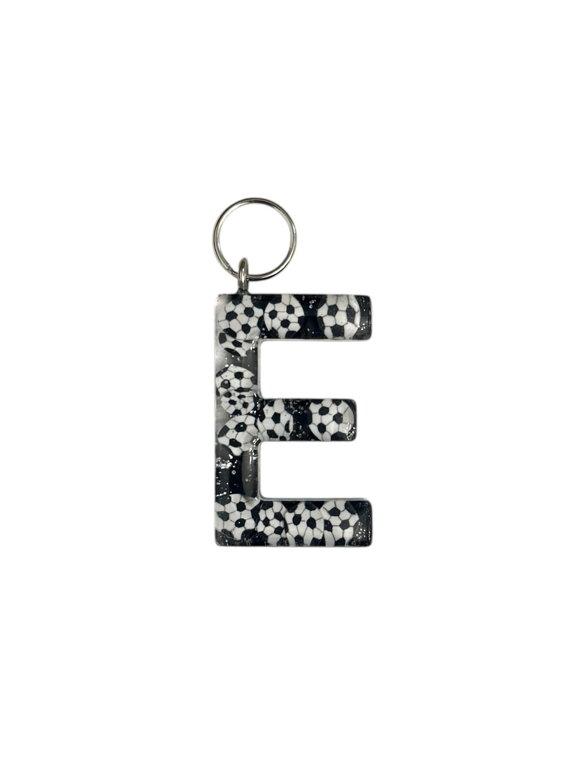 017 - Resin Letter "E" Charms for Keychains
