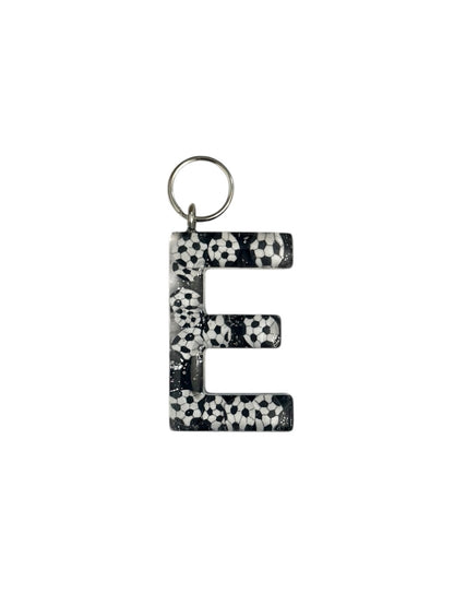 017 - Resin Letter "E" Charms for Keychains