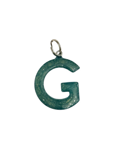 017 - Resin Letter "G" Charms for Keychains