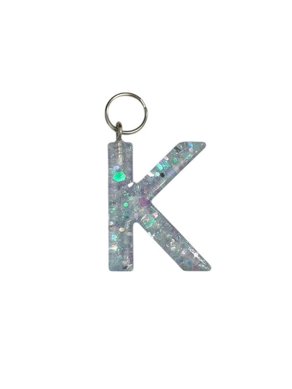 017 - Resin Letter "K" Charms for Keychains