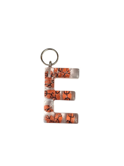 017 - Resin Letter "E" Charms for Keychains