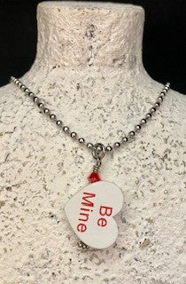 042 - Kids "Be Mine" Heart Necklace 