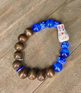 042 - Kids Rabbit Stretch Bracelet 