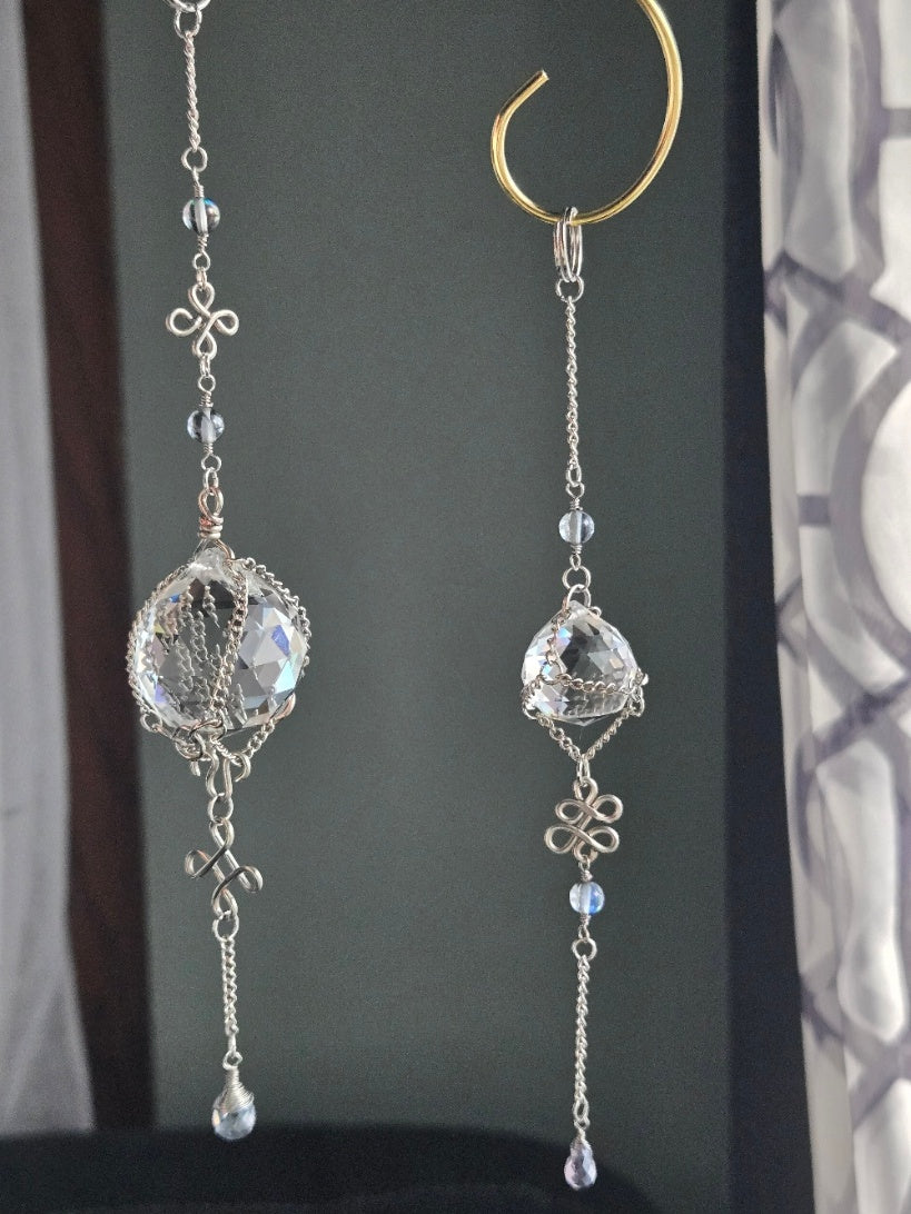 052 - Chained Crystal Suncatcher