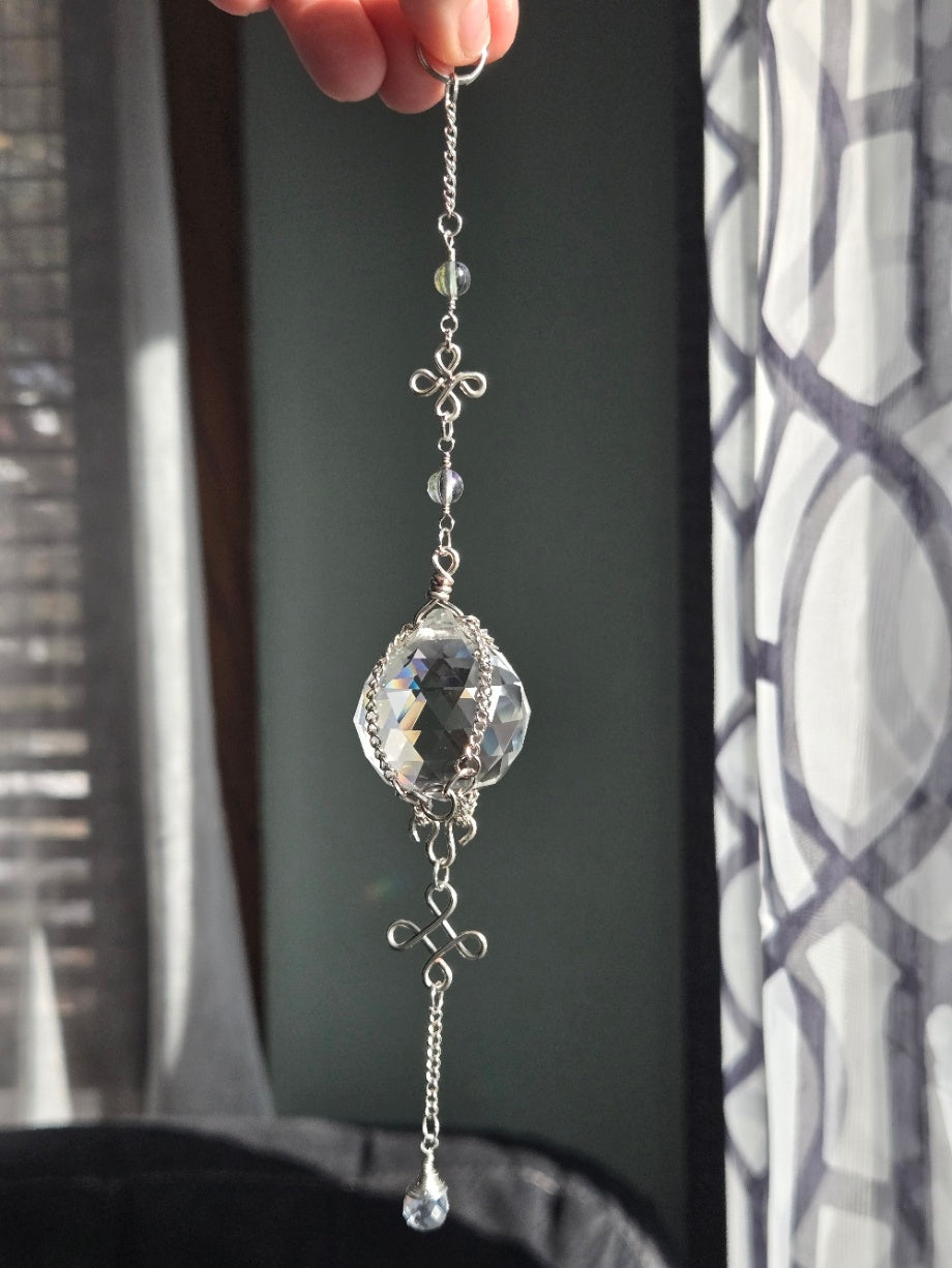 052 - Chained Crystal Suncatcher